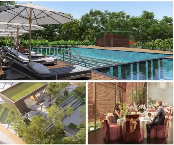 Sobha OMR Apartment Swimming Pool View by Sobha Limited located at OMR road, Chennai Tamil Nadu