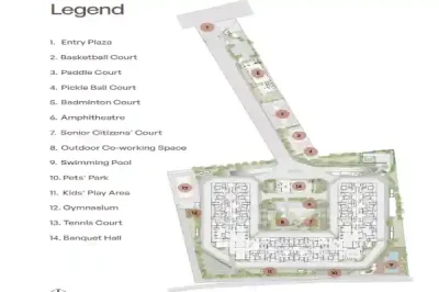 Sobha OMR Apartment Masterplan by Sobha Limited located at OMR road, Chennai Tamil Nadu
